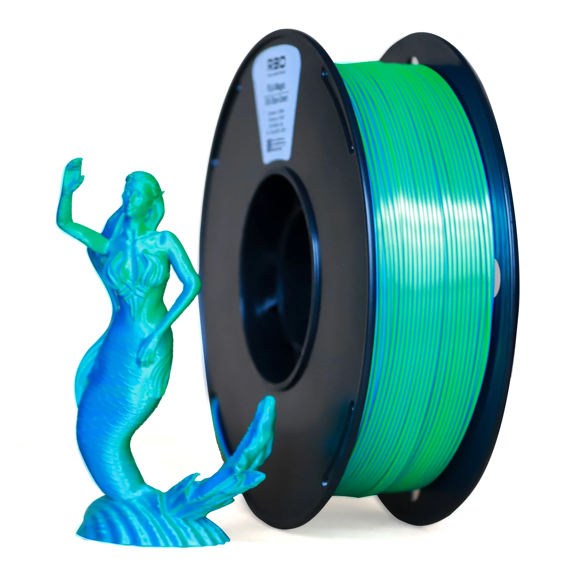 R3D 2 colors in 1 Dual Color PLA 3d Printer Filament 1.75mm 1KG Neat Winding MHQuantum