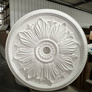 HN-390 Medaglione Rotondo in PU per Soffitto, Finto Illuminazione per <span class=keywords><strong>Lampadari</strong></span>, Materiale Durevole in Poliuretano - Product Image 5