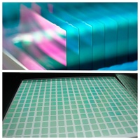 Filtre optique en verre IR BG39 ou BG40 avec revêtement AR en option, filtre en verre bleu pour modules d'imagerie