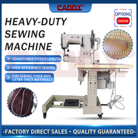 Machine à coudre industrielle CADDY 205 robuste à cylindre, pour cuir épais et semelles de chaussures