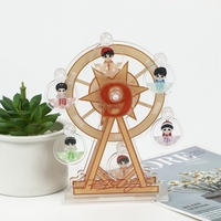 Hengyao marque carrousel bateau Pirate Placements Transparent Shaker étoile dessin animé acrylique grande roue standee
