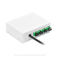 Caja de terminales de panel de fibra FTTH Caja de distribución de escritorio de cable de fibra óptica de 4 puertos FDB