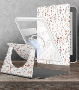 Étui magnétique transparent en acrylique séparable personnalisé Ealysun pour <span class=keywords><strong>Kindle</strong></span> Paperwhite 6 6,8 7 pouces, moule privé en cuir PU - Product Image 2