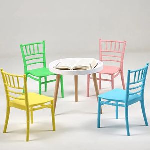 Hot Sale Free Sample Elegant Design Tiffany Chiavari Children Colorls Plastic Dining Party Kids <b>Chair</b> - Product Image 2