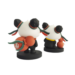 New Style <b>Animal</b> Shape Ornamental Decorations Silicone Crafts 3d Pvc Manga Figurines Resin Pop Cartoon Panda <b>Toy</b> - Product Image 5