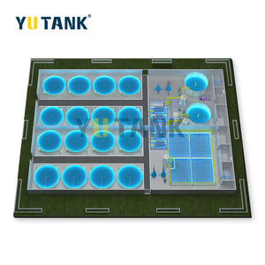 YUTANK Étang à poissons en nid d'abeille breveté Tilapia Catfish Crevettes Aquaculture Agriculture Étang Bâche Réservoirs à poissons - Product Image 4