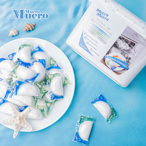 Lessive en dosettes 3-en-1 écologique avec adoucissant et <span class=keywords><strong>sel</strong></span> au parfum citron, format solide <span class=keywords><strong>pour</strong></span> une <span class=keywords><strong>vaisselle</strong></span> étincelante à chaque fois - Product Image 2