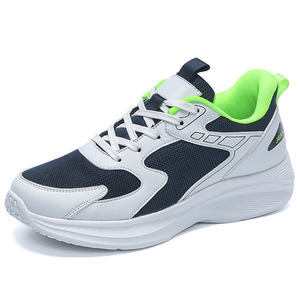 Chaussures de sport décontractées grande taille pour homme, style marche, confortables, respirantes, avec empeigne en maille, baskets de course tendance - Product Image 1