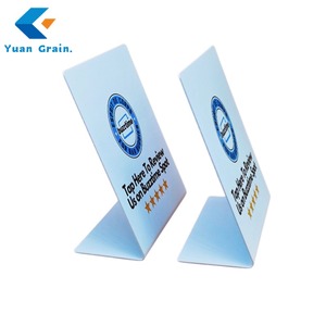 Tarjeta de Membresía sin Contacto con Chip RFID NFC NTAG213 de PVC Personalizada y Soporte de Exhibición para Tarjetas de Visita/Regalo, Resistente al Agua/Al Aire Libre - Product Image 3