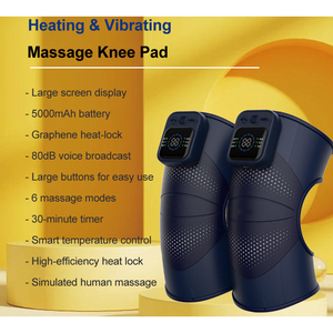 เครื่องนวดเข่าแบบกำหนดเองประสิทธิภาพสูง พร้อมระบบสั่นสะเทือน ความร้อน และการบีบอัดอากาศ แบตเตอรี่ 5000mAh รุ่นปรับแต่งได้ - Product Image 6