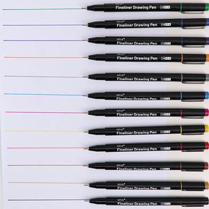 Lot de 12 marqueurs de stylos de couleur à pointe fine et stylo Fineliner pour planificateur, <span class=keywords><strong>dessin</strong></span> artistique, prise de notes et calendrier-emballé en vrac - Product Image 5