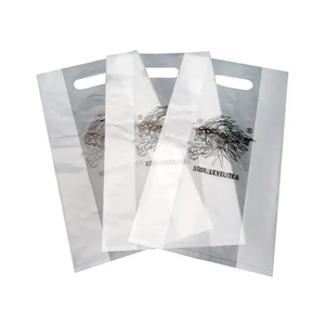 SGP Customised Clear LDPE Plastic <b>Shopping</b> <b>Bags</b> Wholesale Biodegradable Cake Baking <b>Bags</b> Zippered Handle Moisture Proof - Product Image 3