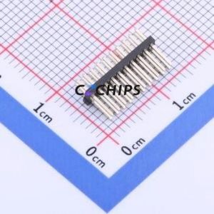 KH-1.27PH180-2X10P-L7.2 Pin Header Through hole Component (THT),P=1.27mm Connector 2x10P 1.27mm 1.27mm Pin Header - Product Image 1