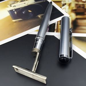 Stylo de luxe rétro personnalisé haut de gamme en métal multifonctionnel avec sceau de signature, encre bleue/noire, logo personnalisable pour le bureau et l'école - Product Image 3