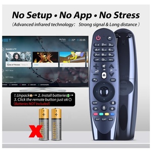 <span class=keywords><strong>Control</strong></span> Remoto de Voz Inteligente BT de Repuesto <span class=keywords><strong>AN</strong></span>-<span class=keywords><strong>MR600</strong></span> Compatible con Modelos de TV Inteligente <span class=keywords><strong>LG</strong></span>: 42LF652V, 32LF652V, 32LF55, 42LF55 - Product Image 1