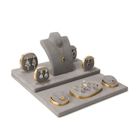 Accessoires de présentation de bijoux haut de gamme pour vitrine de boutique, exposition, vente en gros