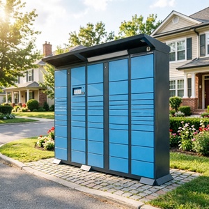 Casier à <span class=keywords><strong>colis</strong></span> pour campus universitaire XinJu, armoire de livraison de <span class=keywords><strong>colis</strong></span> pour étudiants avec fonction de récupération autonome pour le hall de dortoir - Product Image 1