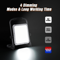 KCD 30w 40w 50w 75w 100w Télécommande flexible 7 pouces Carré Rechargeable COB LED Portable Antidéflagrant Lampe de travail