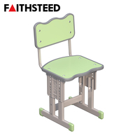 Chaise d'étude pour enfants à hauteur réglable avec dossier, siège ergonomique pour l'écriture et les tutoriels à domicile, apprentissage des enfants
