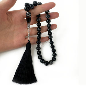 Competitive Price <strong>Italian</strong> Islamic Muslim <strong>Rosary</strong> Beads Wholesale Deluxe Tasbih Tassel Tasbeeh - Product Image 4