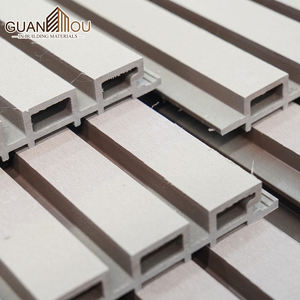 Panel de pared estriado compuesto de plástico y madera WPC para interiores, revestimiento de decoración <span class=keywords><strong>Interior</strong></span> para paredes y tableros - Product Image 2