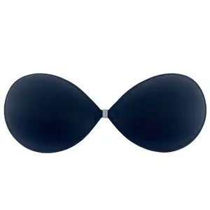 Sutiãs autoadesivos para mulheres, sutiã de silicone invisível push up, reutilizável, reutilizável, copos A B C D E, almofadas autoadesivas