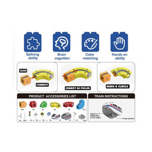 चुंबकीय तैरता खिलौना बच्चों शैक्षिक इलेक्ट्रिक रेसिंग रेल स्लॉट डिय असेंबली बिल्डिंग ब्लॉक खिलौना सेट ट्रैक कार - Product Image 3