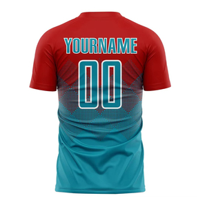Excellent Quality Plus Size Soccer Jersey 100% Polyester Four-Way Stretch Eco-Friendly Comfortable Breathable Printed Short - Product Image 2