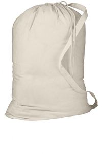 Mochila de Cordón Ajustable de Dos Tonos de Algodón Orgánico Personalizada para Exteriores con Bolsillo - Product Image 2