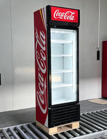 Réfrigérateur commercial vertical à porte vitrée 300L, refroidi par air, pour supermarché et magasin de proximité