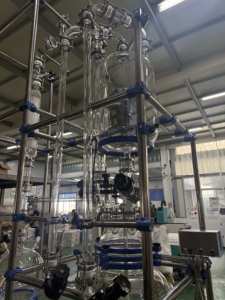 <b>Glass</b> Reaction tank Jacketed-<b>glass</b>-reactor Explosion Welded <b>Glass</b> Steel Reactor 100L - High Purity Chemical Storage Tank - Product Image 3