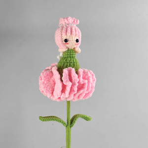 Flores de Ganchillo Hechas a Mano 2026, Flores de Clavel de Hada Tejidas, Flores Tejidas, Clavel de Ganchillo, Regalos para el Día de la Madre - Product Image 6