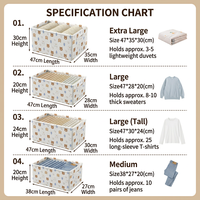 Vente en gros de boîte de rangement anti-poussière pliable cadre en acier boîte de rangement familles vêtements armoire vêtements organisateur