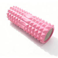 Rodillo de Espuma HUAYI de Alta Densidad, Rodillo de Espuma de Yoga con Rejilla Suave de Eva, Rodillo de Espuma para Masaje Muscular y Ejercicio
