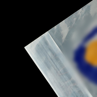 Sac de transport en plastique transparent à poignée découpée, personnalisable avec logo, pour gobelets de thé aux perles et de thé au lait à emporter