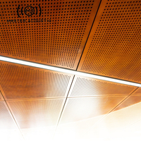 MASTER ACOUSTIC Panneau en bois MDF ignifuge à haute absorption Panneau acoustique perforé pour mur d'isolation phonique de stade
