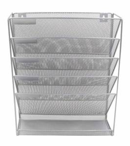 Organizador de Pared de 5 Niveles, Metálico, Multifuncional, para Documentos y Cartas, para Oficina y Hogar - Product Image 3