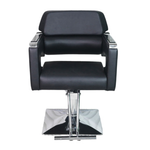 Silla de Barbero Metálica Negra Moderna, Portátil, Resistente <span class=keywords><strong>y</strong></span> Económica para Barbería, Salón de Belleza, Mayoristas, Distribuidores <span class=keywords><strong>y</strong></span> Minoristas - Product Image 2