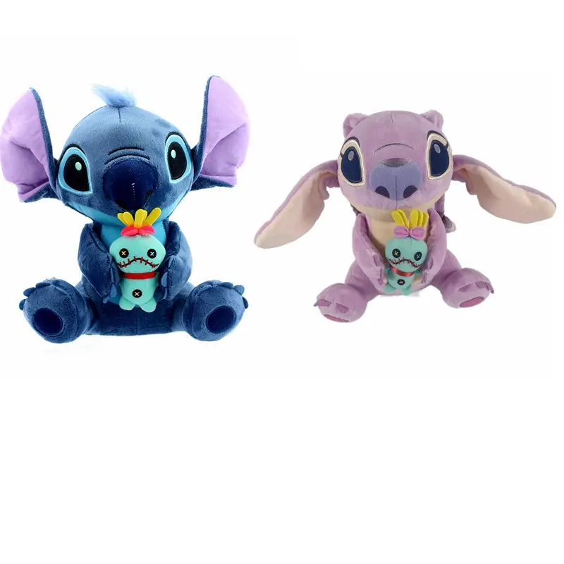 Groothandel Stich Star Baby Stitch Knuffels Pop Cartoon Schattige Dieren Knuffel Pp Katoen Kerst Huisdier Pluche Speelgoed Voor Honden Kat