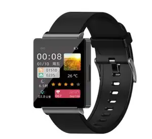 Hete Nieuwe 1.85Inch Gezondheid Monitor Horloge Bloed Zuurstof Bloeddruk Hartslag Slaapmonitor Ks01 Smart Watch