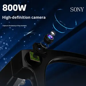 نظارات ذكية HeyCyan-G300 بدقة 800 واط بكسل لتسجيل الفيديو والتقاط الصور مع التعرف على الأشياء بالذكاء الاصطناعي والترجمة الذكية للموسيقى متوافقة مع أندرويد/iOS - Product Image 1