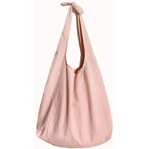 Cotton Linen Reusable Bulk Storage Bags, Grocery Bread Fruits Bags, Pure Color Cloth Washable Tear-Drop Tote Shopping Bag