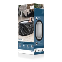 Bestway 6002Q Lay-Z-Spa Glacial Dip, baignoire de récupération par immersion froide pour 2 personnes, 1,52 m x 92 cm x 71 cm, baignoire de glace, 60 pouces x 36 pouces