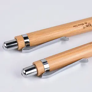 Pen Customized 2023 Eco Friendly Wood Bamboo Pen Custom Pen With Logo Ball Pen Custom Logo