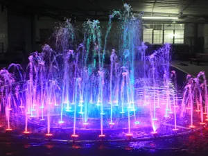 New Indoor Mini Pool LED Lights Musical Dancing Fountains Hotel Home Decor