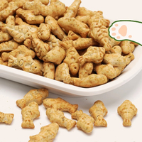 OEM ODM LUSCIOUS Hoge Proteïne Knapperige Zalm & Kabeljauw Rawhide Biscuits voor Katten - Spijsvertering & Huidgezondheid 18 Maanden Houdbaarheid