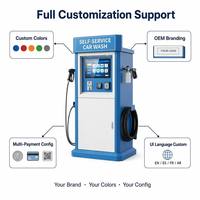 Solution commerciale clé en main rentable : Station de lavage de voitures automatique en libre-service extérieure 24h/24 sans surveillance