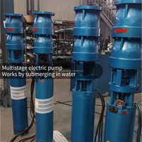 Pompe à eau chaude submersible électrique en acier inoxydable haute pression pour drainage d'eau propre avec conception multi-étages et pièces de rechange