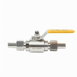 Válvula de Bola de Acero Inoxidable Yadeng Q21F-64P DN10 304SS Neumática, para Gas e Hidráulica - Product Image 1