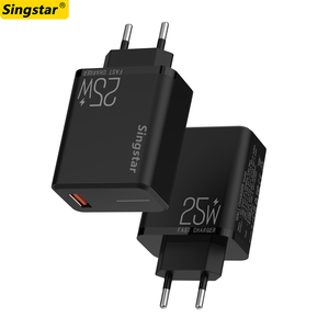 อะแดปเตอร์ชาร์จเร็ว 25W EU usb A สำหรับโทรศัพท์มือถือ รองรับการชาร์จเร็วแบบ Super Fast Charge สำหรับ <span class=keywords><strong>huawei</strong></span> Samsung oppo vivo Xiaomi <span class=keywords><strong>OnePlus</strong></span> - Product Image 5